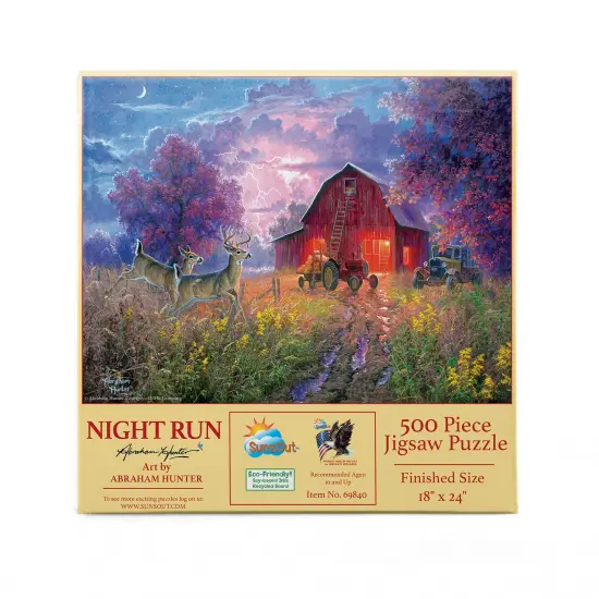 Sunsout Night Run 500 pc Jigsaw Puzzle 69840 {4}