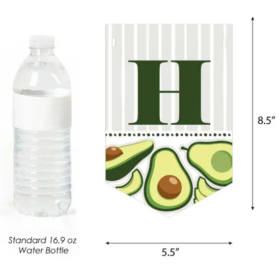 Big Dot of Happiness Hello Avocado - Fiesta Party Bunting Banner - Party Decorations - Holy Guacamole {4}