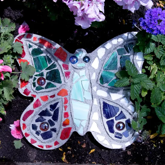 Milestones Mosaic Stepping Stone Kit-Butterfly {2}
