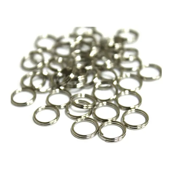 BCI Crafts Vintage Split Rings 8mm 100/Pkg-Silver {2}