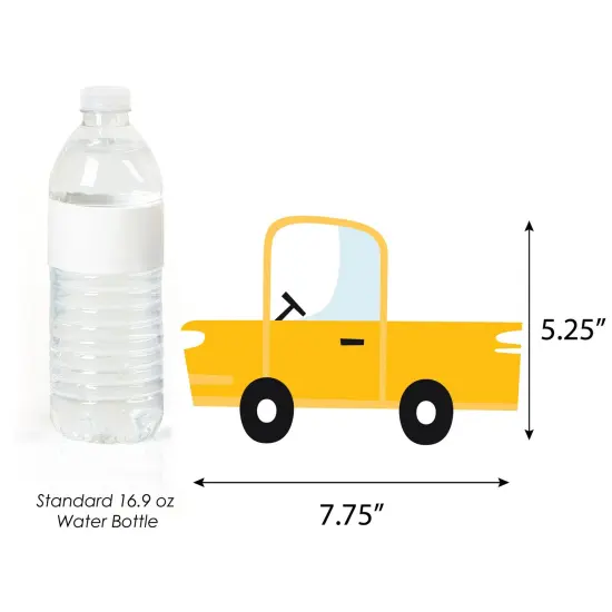 Big Dot of Happiness Cars, Trains, and Airplanes - Decorations DIY Transportation Birthday Party Essentials - Set of 20 {6}