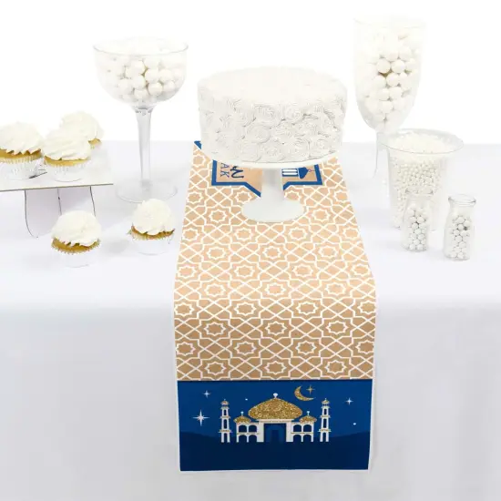 Big Dot of Happiness Ramadan - Petite Eid Mubarak Paper Table Runner - 12 x 60 inches {3}