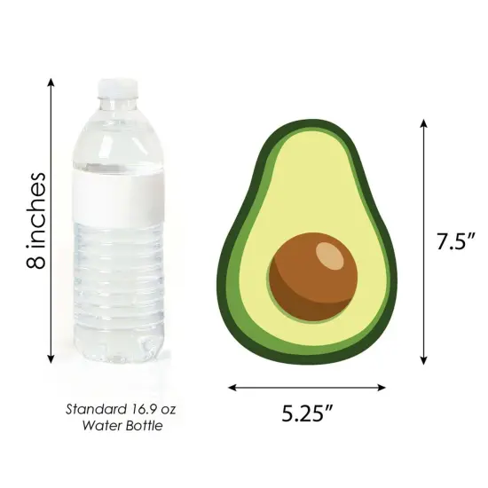 Big Dot of Happiness Hello Avocado - Decorations DIY Fiesta Party Essentials - Set of 20 {6}