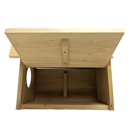 A-T-Z Woodcrafts Handcrafted Cedar Barn Owl Nest Box 21.75 inch {5}