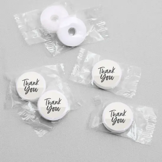 Big Dot of Happiness Champagne Elegantly Simple - Guest Party Favors Round Candy Sticker Favors - Labels Fits Chocolate Candy (1 sheet of 108) {4}