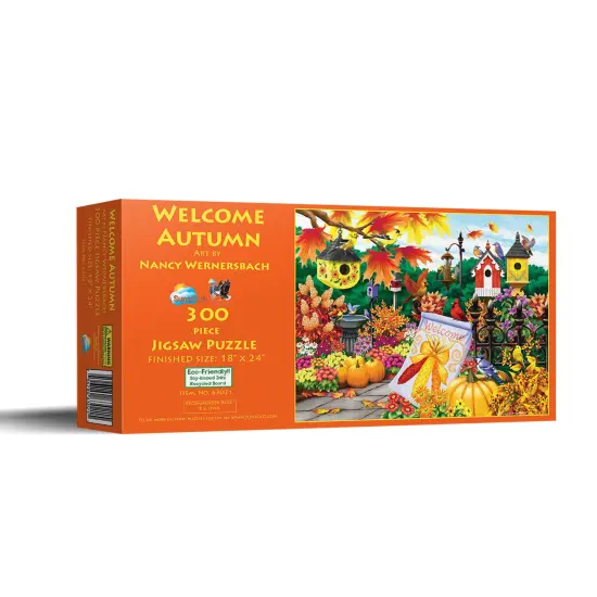 Sunsout Welcome Autumn 300 pc Jigsaw Puzzle 63021 {3}