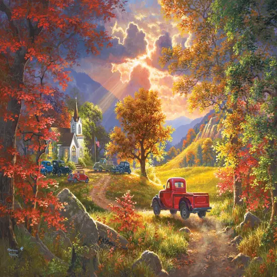 Sunsout Old Time Religion 1000 pc Jigsaw Puzzle 69706 {1}