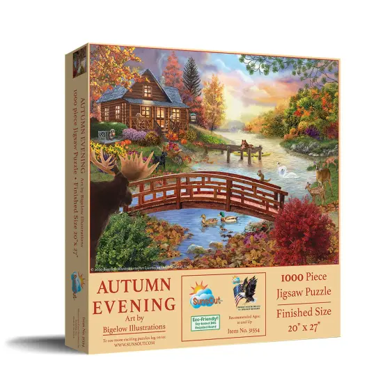 Sunsout Autumn Evening 1000 pc Jigsaw Puzzle 31554 {3}