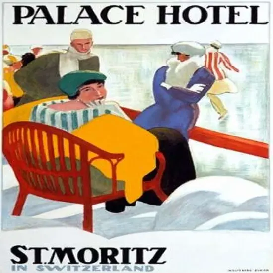 Palace Hotel/St. Moritz Poster Print byEmil Cardinaux - Item # VARPDX295899 {1}