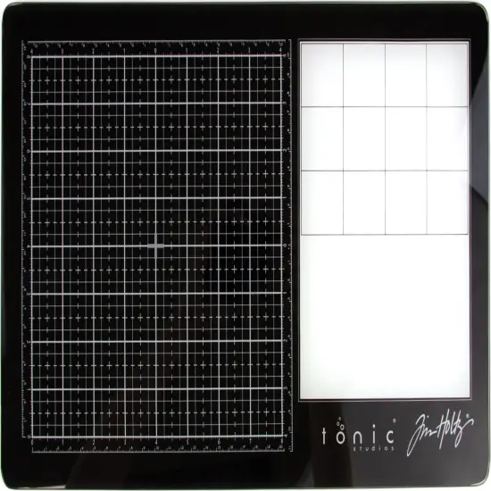 Tim Holtz Travel Glass Media Mat-10.25"X15.5" {2}