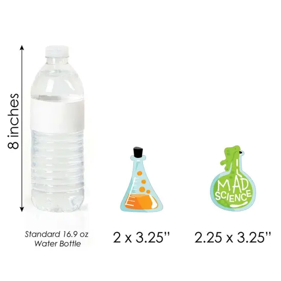 Big Dot of Happiness Scientist Lab - DIY Shaped Baby Shower or Birthday Party Cut-Outs - 24 Count {4}