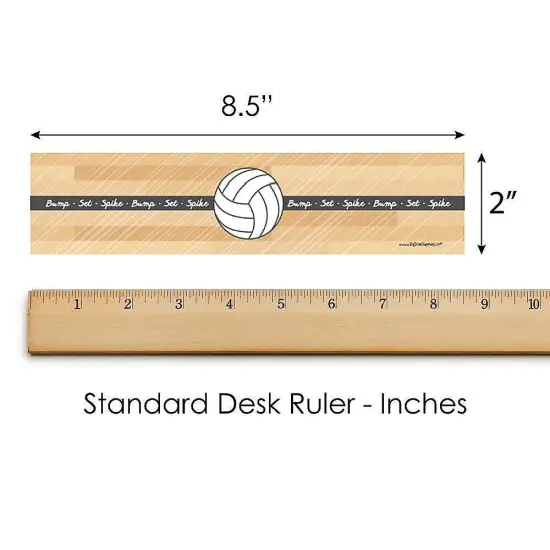 Big Dot of Happiness Bump, Set, Spike - Volleyball - Baby Shower or Birthday Party Water Bottle Sticker Labels - Set of 20 {6}