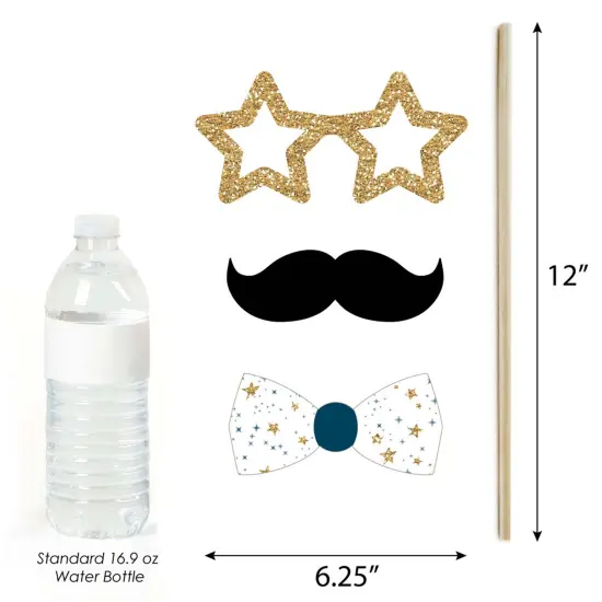 Big Dot of Happiness Twinkle Twinkle Little Star - Baby Shower or Birthday Photo Booth Props Kit - 20 Count {6}
