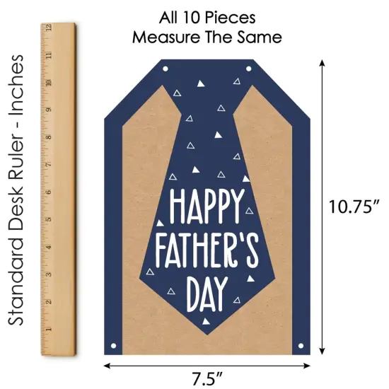 Big Dot of Happiness My Dad is Rad - Hanging Vertical Paper Door Banners - Father's Day Party Wall Decoration Kit - Indoor Door Decor {7}