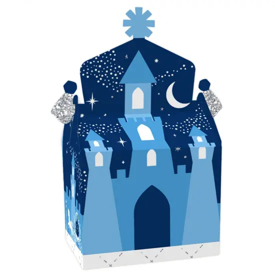 Big Dot of Happiness Fairy Tale Fantasy - Treat Box Party Favors - Royal Prince and Princess Party Goodie Gable Boxes - Set of 12 {1}