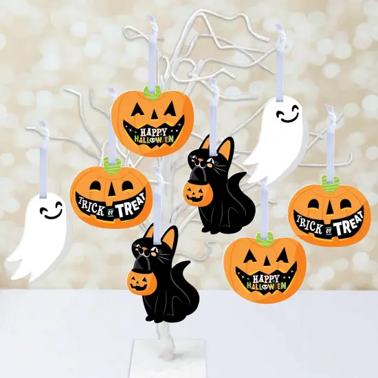 Big Dot of Happiness Jack-O'-Lantern Halloween - Kids Halloween Decorations - Tree Ornaments - Set of 12 {3}