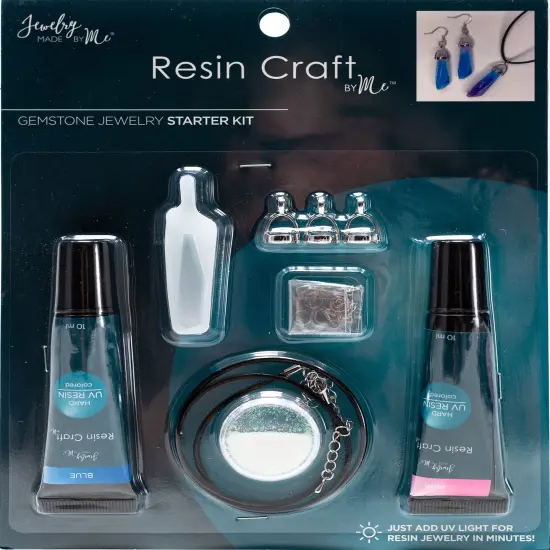 Jewelry Made By Me Resin Craft DIY Gemstone Starter Kit {1}