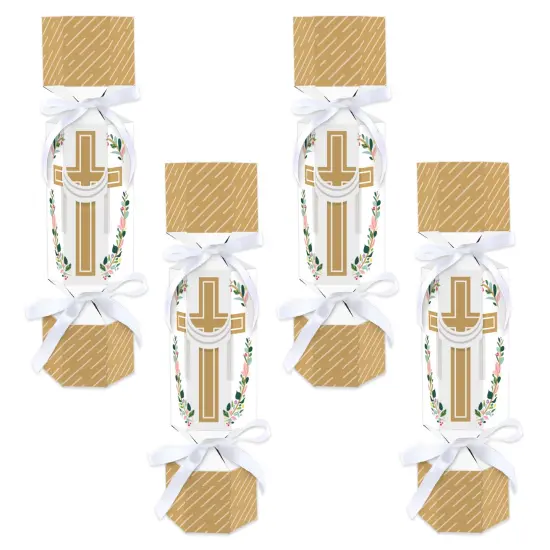 Big Dot of Happiness Religious Easter - No Snap Christian Holiday Party Table Favors - DIY Cracker Boxes - Set of 12 {1}