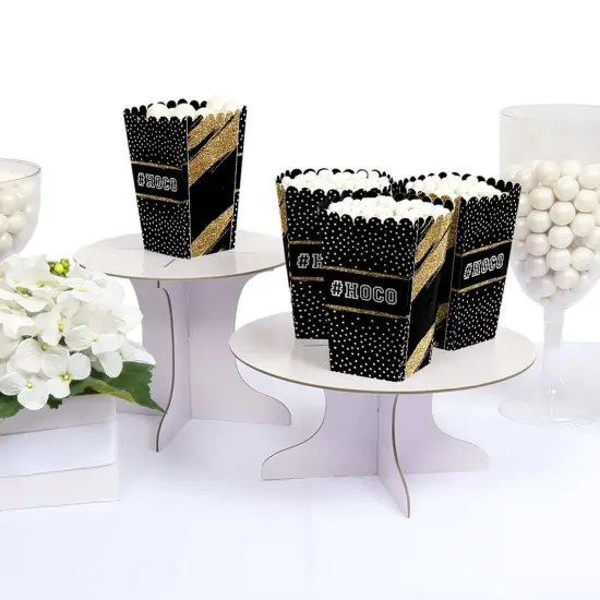 Big Dot of Happiness Hoco Dance - Homecoming Favor Popcorn Treat Boxes - Set of 12 {4}