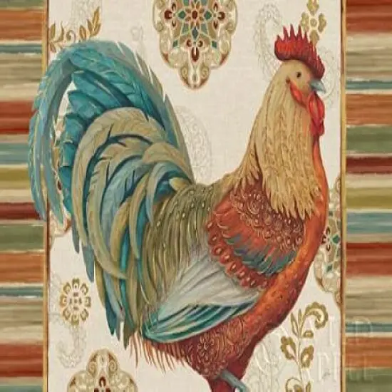 Rooster Rainbow IIIA Poster Print by Daphne Brissonnet - Item # VARPDX24871 {1}