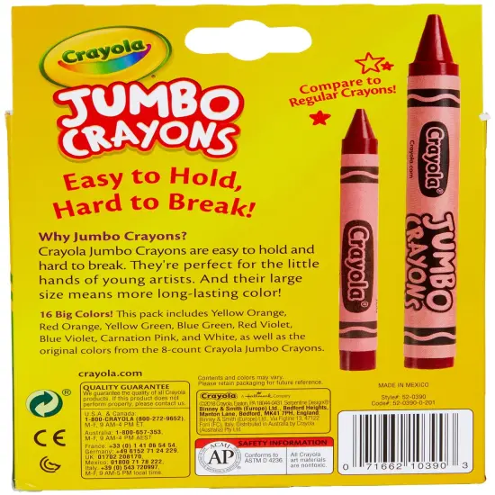 Crayola Jumbo Crayons-16/Pkg {3}