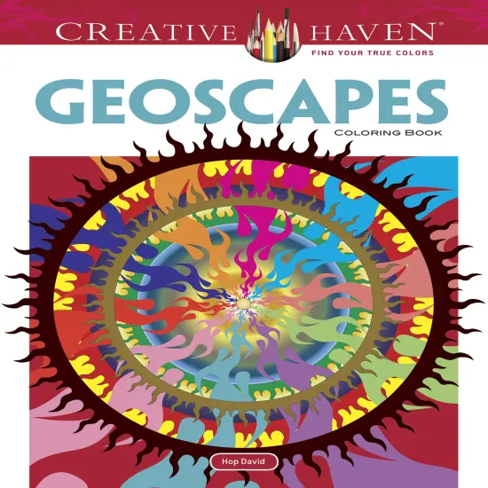 Creative Haven: Geoscapes Coloring Book-Softcover {1}