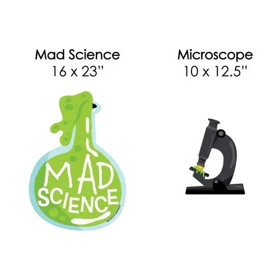Big Dot of Happiness Scientist Lab - Yard Sign and Outdoor Lawn Decorations - Baby Shower or Birthday Party Yard Signs - Set of 8 {7}