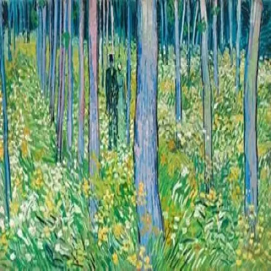 Undergrowth with two figures Poster Print by Vincent van Gogh - Item # VARPDX2VG1959 {1}