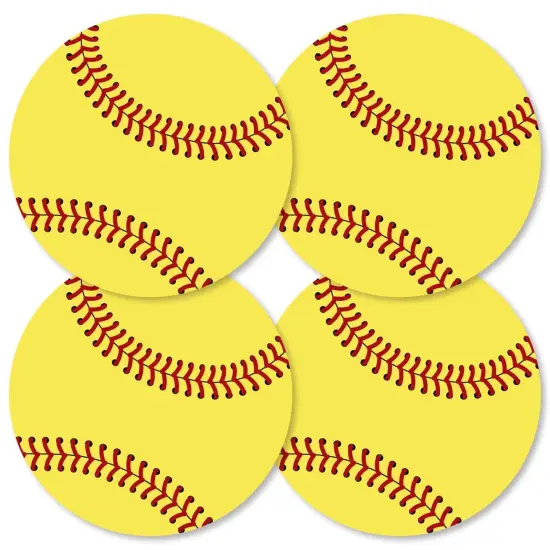 Big Dot of Happiness Grand Slam - Fastpitch Softball - Decorations DIY Baby Shower or Birthday Party Essentials - Set of 20 {3}