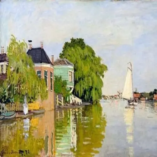 Houses on the Achterzaan Poster Print by Claude Monet - Item # VARPDX3CM1047 {1}
