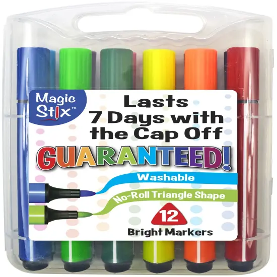 Kwik Stix Magic Stix Markers 12/Pkg-Assorted Colors {1}