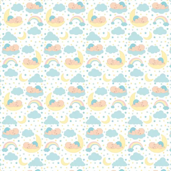 Little Birdie Little Miracle Cardstock Pack 6"X6" 24/Pkg-Baby Boy {6}