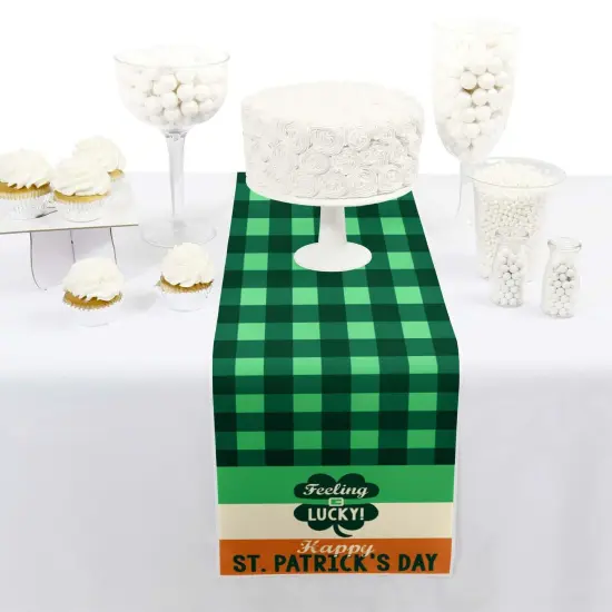 Big Dot of Happiness St. Patrick's Day - Petite Saint Paddy's Day Party Paper Table Runner - 12 x 60 inches {3}