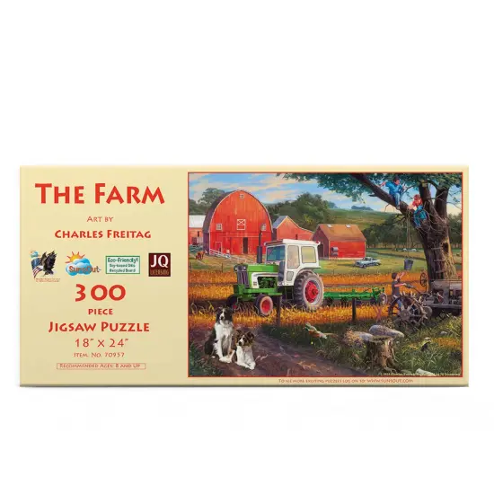 Sunsout The Farm 300 pc Jigsaw Puzzle 70957 {4}