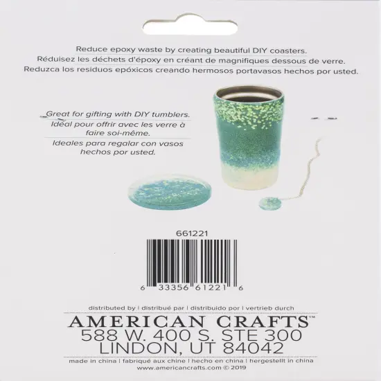 We R Spin It Epoxy Mold 3/Pkg-Coaster {4}