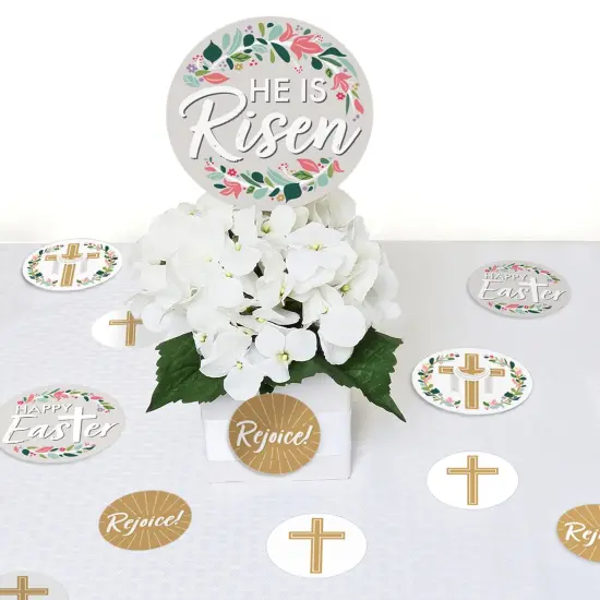 Big Dot of Happiness Religious Easter - Christian Holiday Party Giant Circle Confetti - Party Decorations - Large Confetti 27 Count {7}