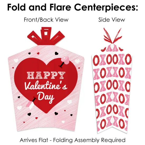 Big Dot of Happiness Conversation Hearts - Valentine&rsquo;s Day Party Decor and Confetti - Terrific Table Centerpiece Kit - Set of 30 {6}