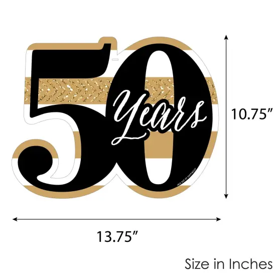 Big Dot of Happiness We Still Do - 50th Wedding Anniversary - Hanging Porch Anniversary Party Outdoor Decorations - Front Door Decor - 1 Piece Sign {7}