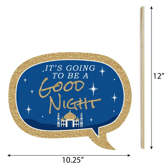 Big Dot of Happiness Funny Ramadan - Eid Mubarak Photo Booth Props Kit - 10 Piece {6}