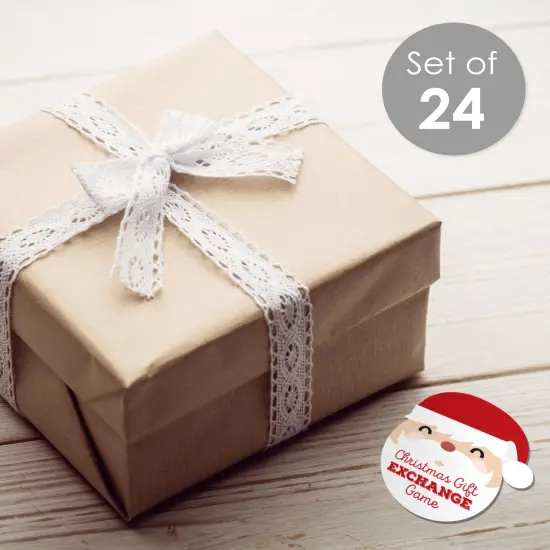 Big Dot of Happiness Jolly Santa Claus - Christmas Party Have or Have Not Cards - Christmas Gift Exchange Game - Set of 24 {3}