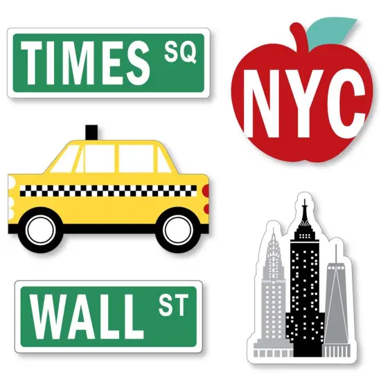 Big Dot of Happiness NYC Cityscape - DIY Shaped New York City Party Cut-Outs - 24 Count {1}