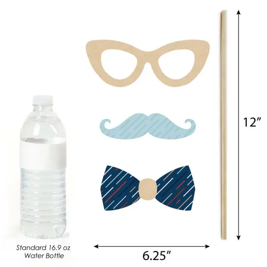 Big Dot of Happiness Boy 16th Birthday - Sweet Sixteen Birthday Party Photo Booth Props Kit - 20 Count {6}