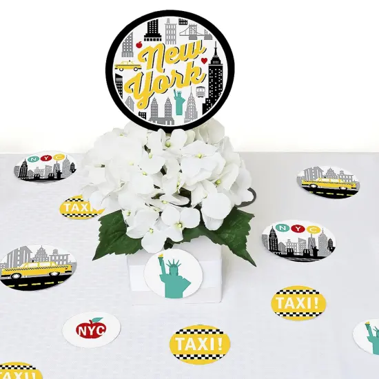 Big Dot of Happiness NYC Cityscape - New York City Party Giant Circle Confetti - Party Decorations - Large Confetti 27 Count {7}