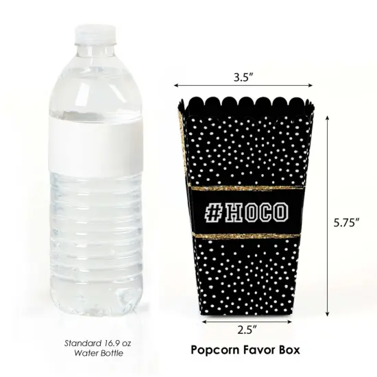 Big Dot of Happiness Hoco Dance - Homecoming Favor Popcorn Treat Boxes - Set of 12 {3}