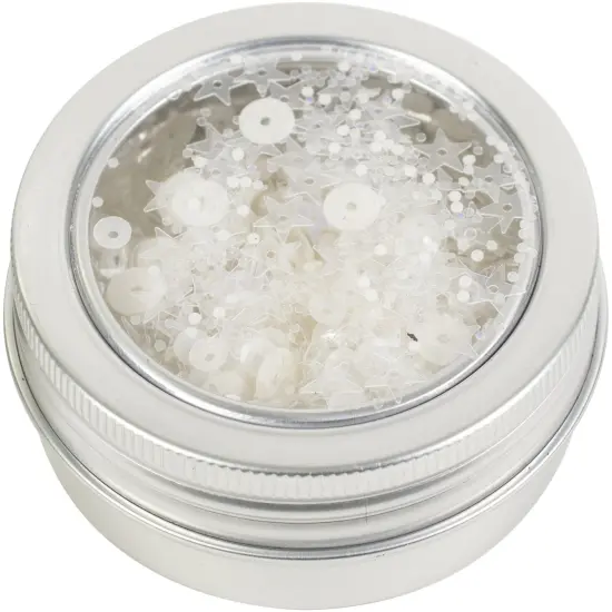 Buttons Galore 28 Lilac Lane Tin W/Sequins 30g-North Star {1}