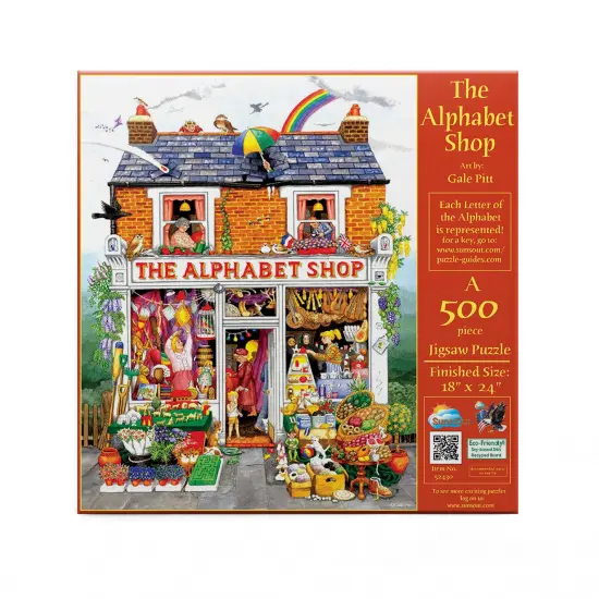 Sunsout The Alphabet Shop 500 pc Jigsaw Puzzle 52430 {4}