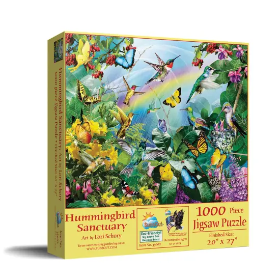 Sunsout Hummingbird Sanctuary 1000 pc Jigsaw Puzzle 35002 {3}