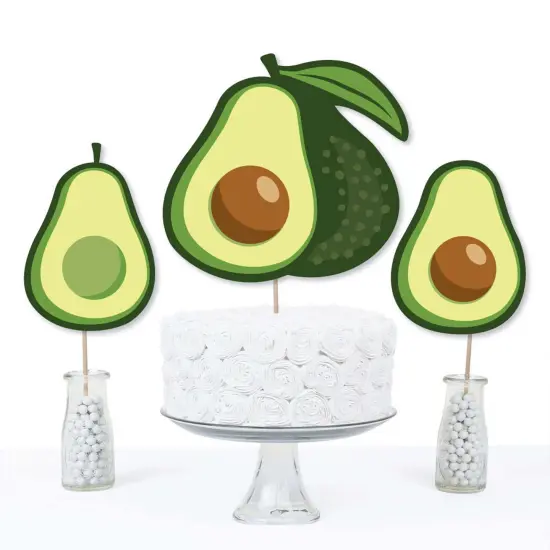 Big Dot of Happiness Hello Avocado - Fiesta Party Centerpiece Sticks - Table Toppers - Set of 15 {4}
