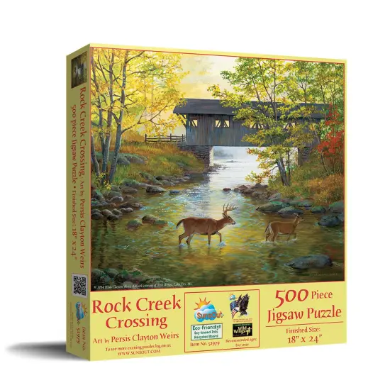 Sunsout Rock Creek Crossing 500 pc Jigsaw Puzzle 51979 {3}