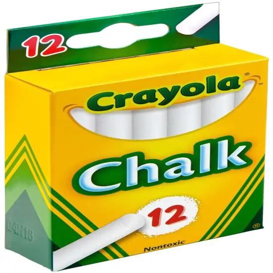 Crayola Chalk-White 12/Pkg {2}
